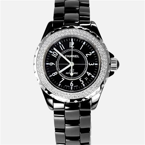 chanel watches black